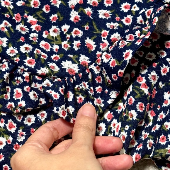 Belle Dress - Floral Navy Blue - Picture 5 of 7